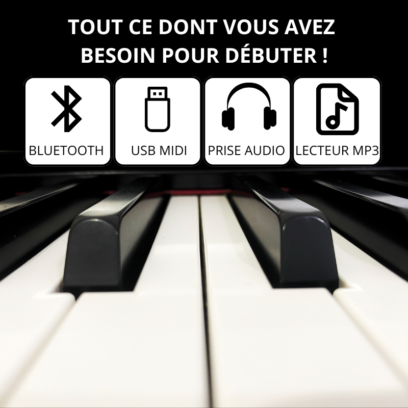 Piano numérique 88 touches pondérées